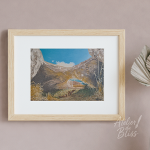 Castle Hill Secret Cave | Original Gouache Painting