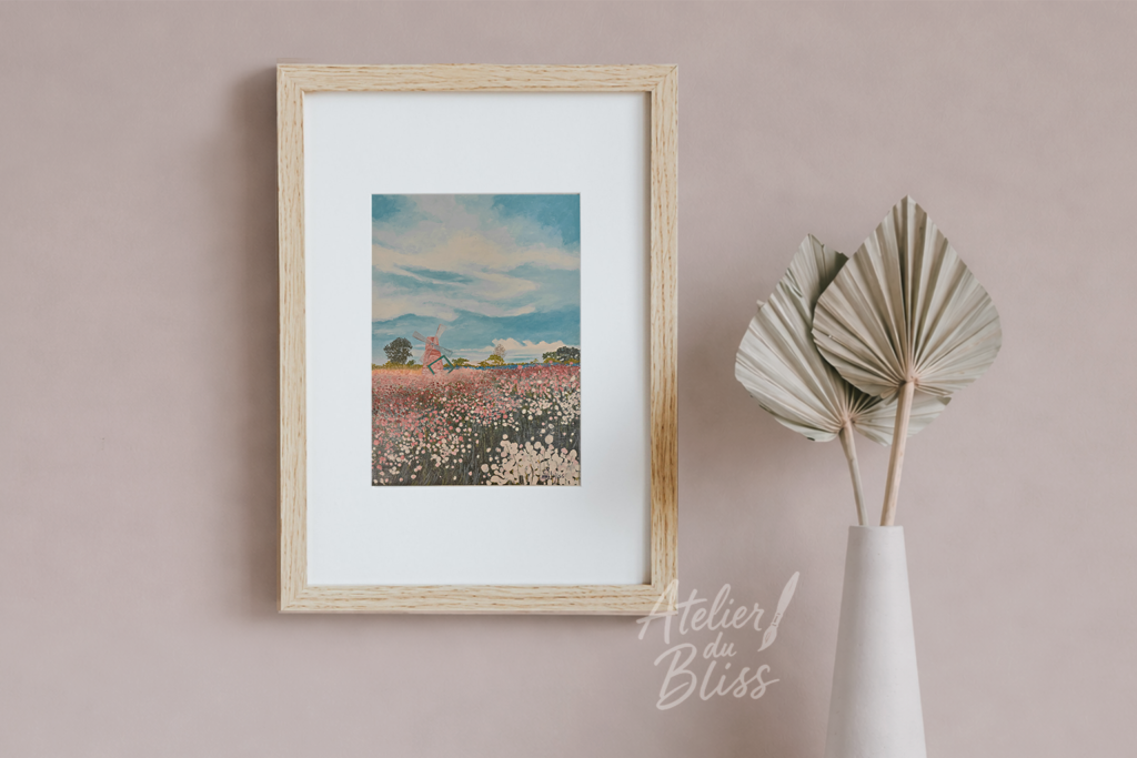 Iloilo Flower Farm | Original Gouache Painting