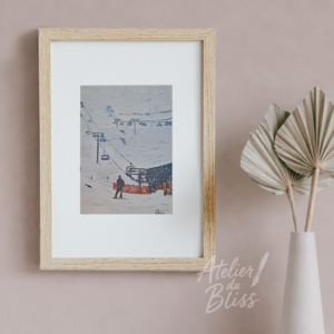 Mt Hutt's Snowstorm | Original Gouache Painting