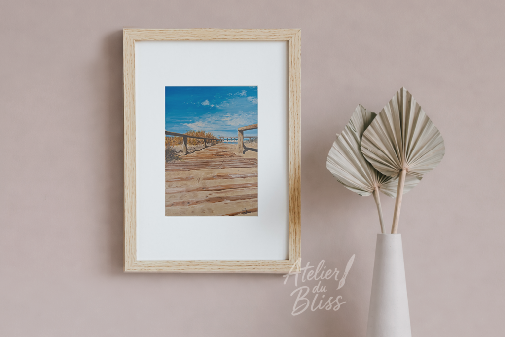 New Brighton Beach | Original Gouache Painting
