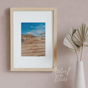 New Brighton Beach | Original Gouache Painting