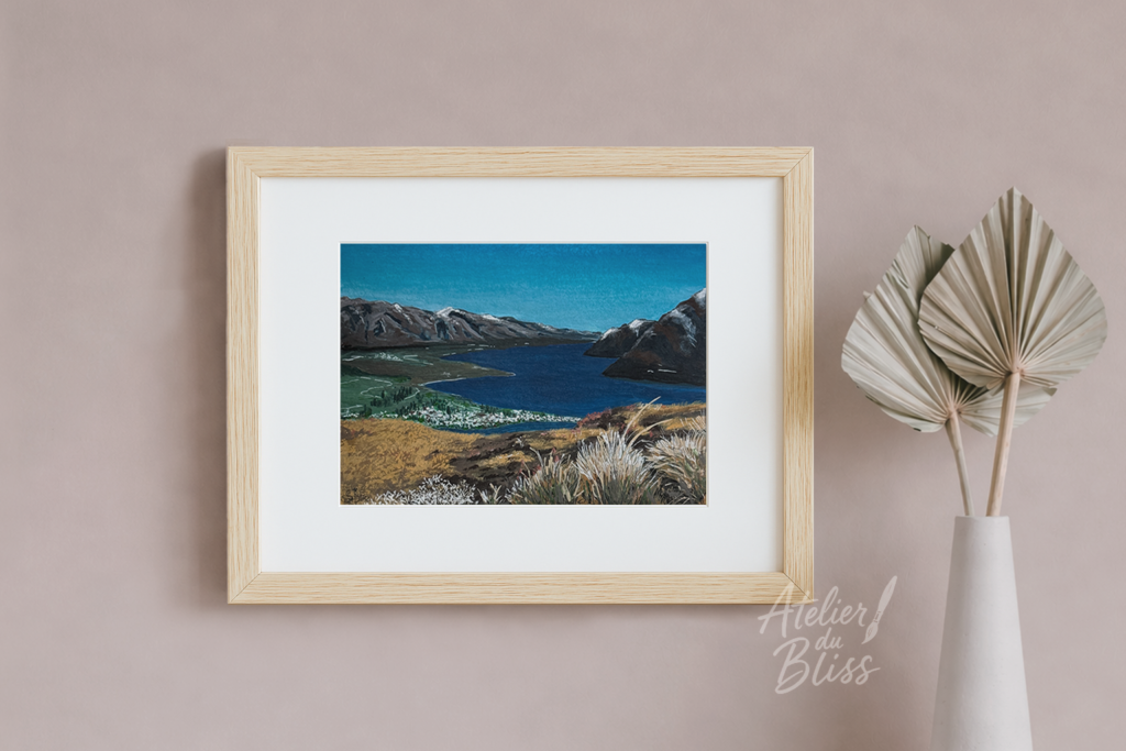 Lake Wakatipu | Original Gouache Painting