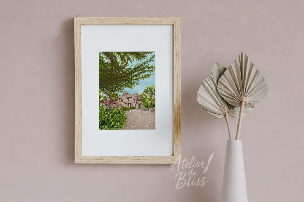 Riccarton House | Original Gouache Painting