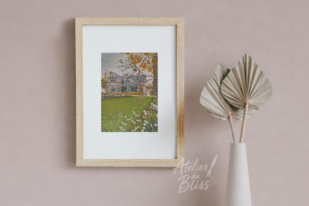 The Curators House | Original Gouache Painting